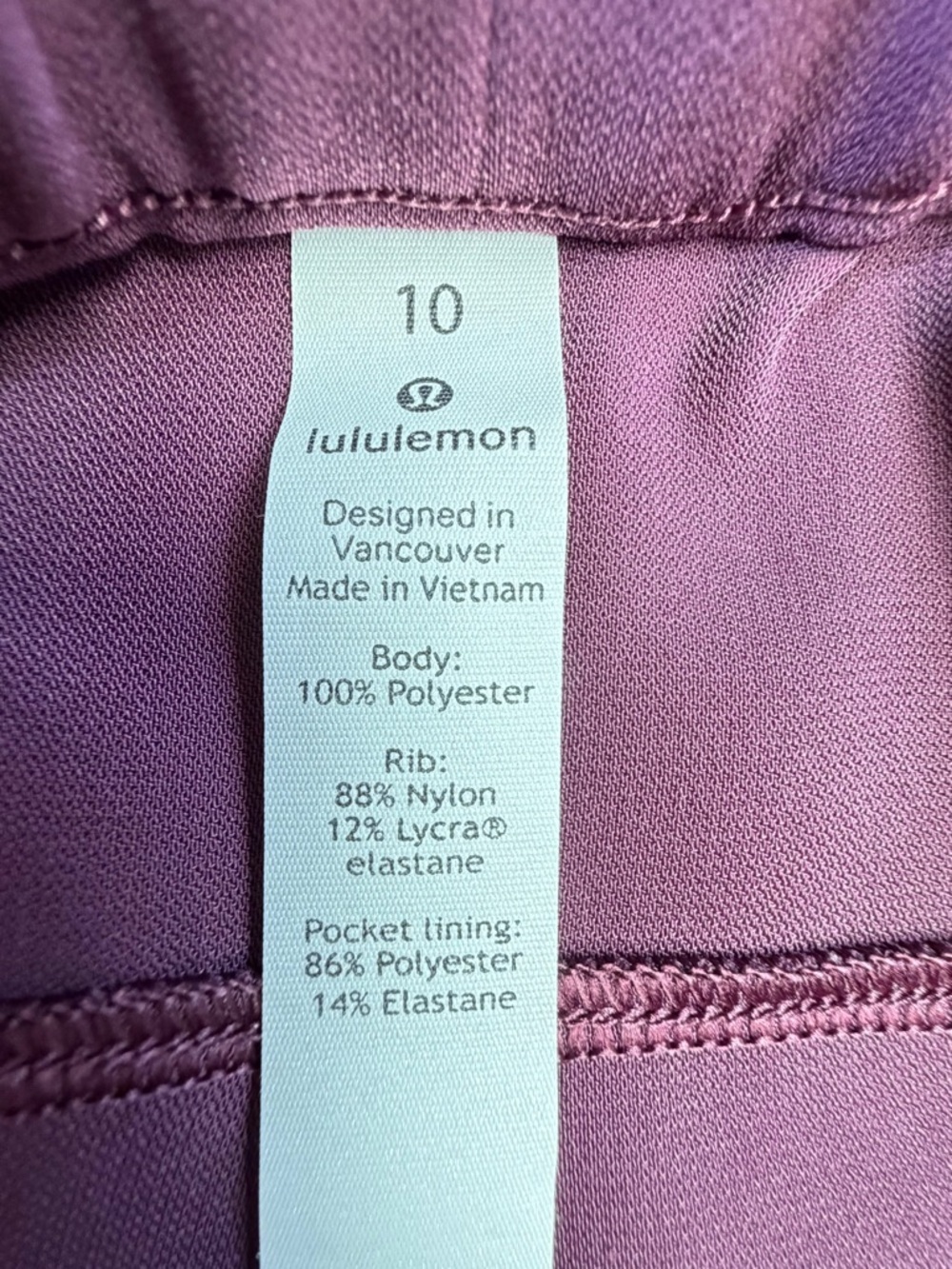 lululemon athletica Straight-Leg Jogger Pants - Mauve - Picture 7 of 13